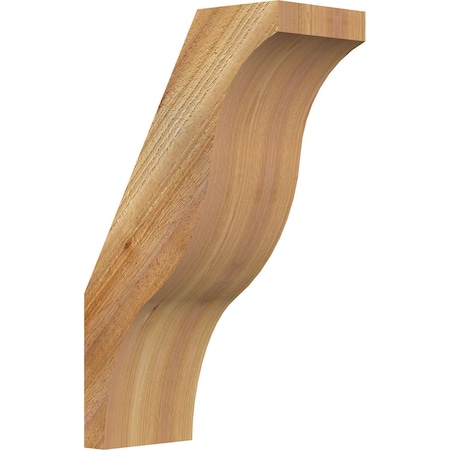 6"W x 12"D x 20"H Funston Rough Sawn Knee Brace, Western Red Cedar